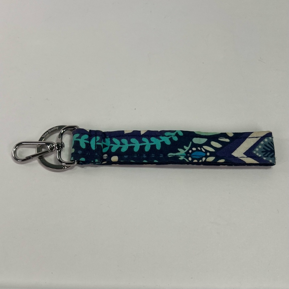 Vera Bradley Keychain w/ Clip/Hook - Blue Island Medallion (outlet)